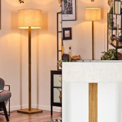 Lampes En Tissu-hofstein Bassagoda Lampadaire Écru, 1 lumière