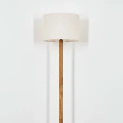 Lampes En Tissu-hofstein Bassagoda Lampadaire Écru, 1 lumière