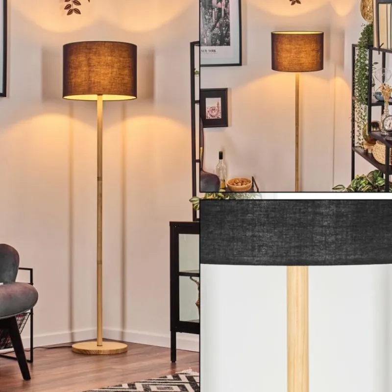 Lampes En Tissu-hofstein Bassagoda Lampadaire Écru, 1 lumière