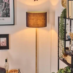 Lampes En Tissu-hofstein Bassagoda Lampadaire Écru, 1 lumière