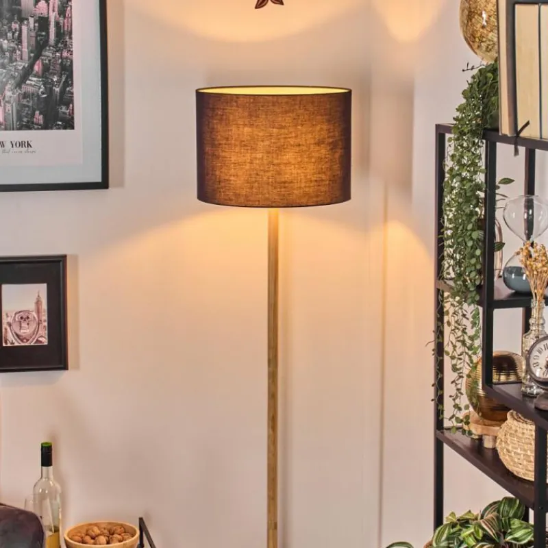 Lampes En Tissu-hofstein Bassagoda Lampadaire Écru, 1 lumière