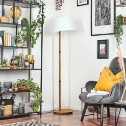 Lampes En Tissu-hofstein Bassagoda Lampadaire Écru, 1 lumière