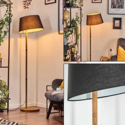 Lampes En Tissu-hofstein Bassagoda Lampadaire Écru, 1 lumière