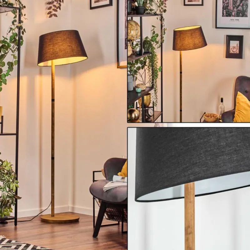 Lampes En Tissu-hofstein Bassagoda Lampadaire Écru, 1 lumière