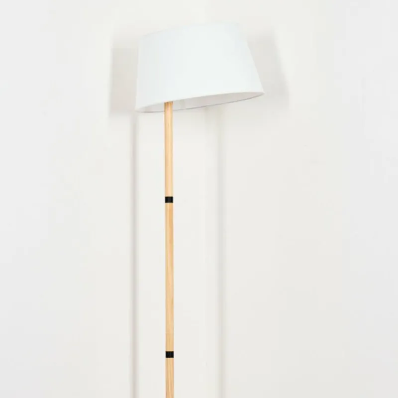 Lampes En Tissu-hofstein Bassagoda Lampadaire Écru, 1 lumière