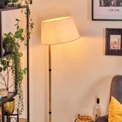 Lampes En Tissu-hofstein Bassagoda Lampadaire Écru, 1 lumière