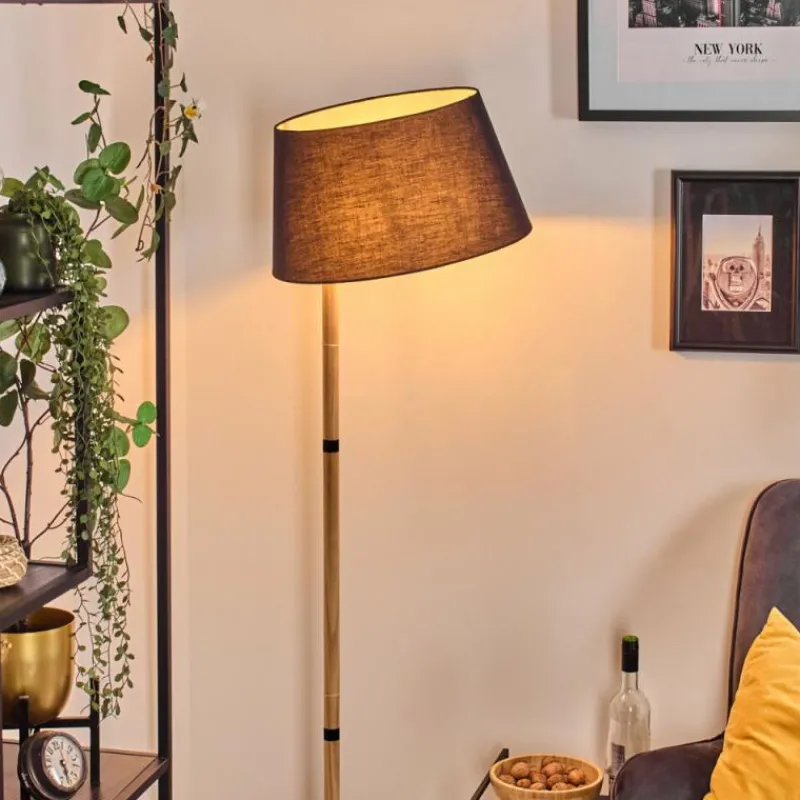 Lampes En Tissu-hofstein Bassagoda Lampadaire Écru, 1 lumière