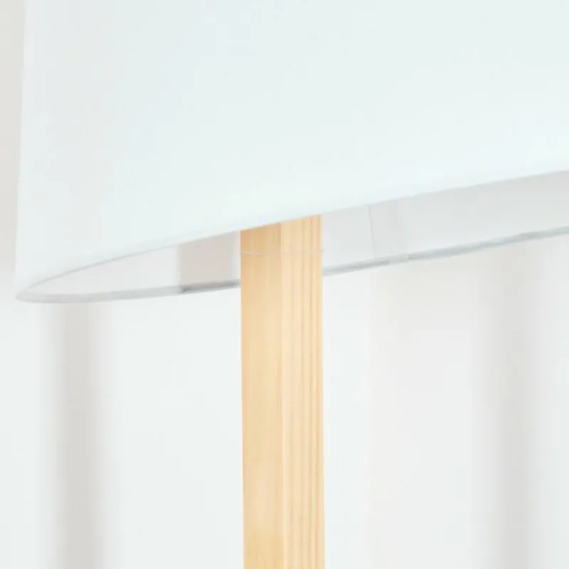 Lampes En Tissu-hofstein Bassagoda Lampadaire Écru, 1 lumière