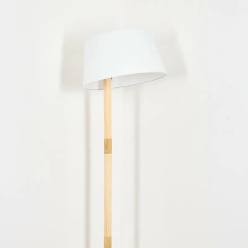 Lampes En Tissu-hofstein Bassagoda Lampadaire Écru, 1 lumière