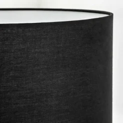 Lampes En Tissu-hofstein Bassagoda Lampadaire Écru, Noir, 1 lumière