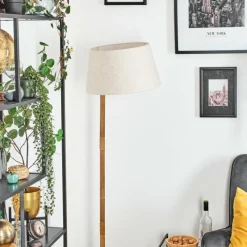 Lampes En Tissu-hofstein Bassagoda Lampadaire Écru, 1 lumière