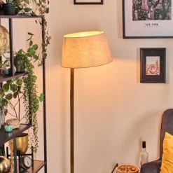 Lampes En Tissu-hofstein Bassagoda Lampadaire Écru, 1 lumière