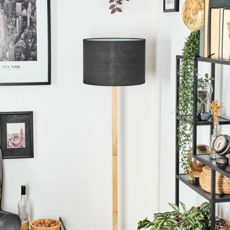 Lampes En Tissu-hofstein Bassagoda Lampadaire Écru, 1 lumière