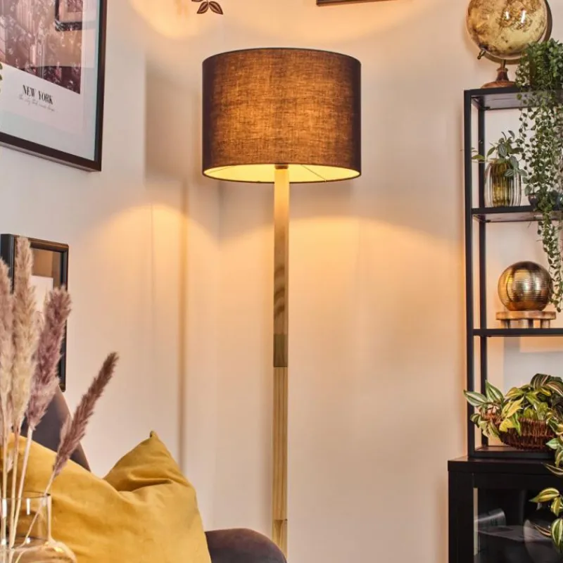 Lampes En Tissu-hofstein Bassagoda Lampadaire Écru, 1 lumière