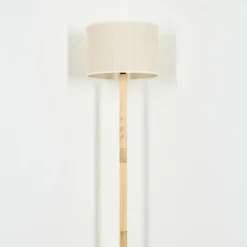 Lampes En Tissu-hofstein Bassagoda Lampadaire Écru, 1 lumière