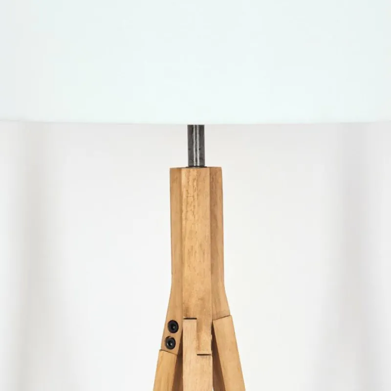 Lampes En Tissu-hofstein Bassagoda Lampadaire Écru, 1 lumière