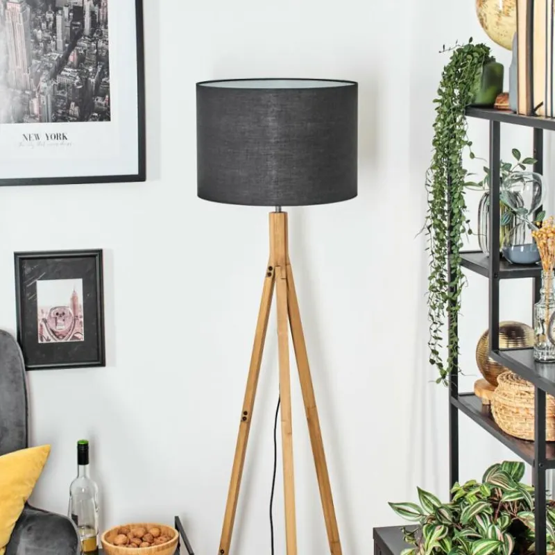 Lampes En Tissu-hofstein Bassagoda Lampadaire Écru, 1 lumière