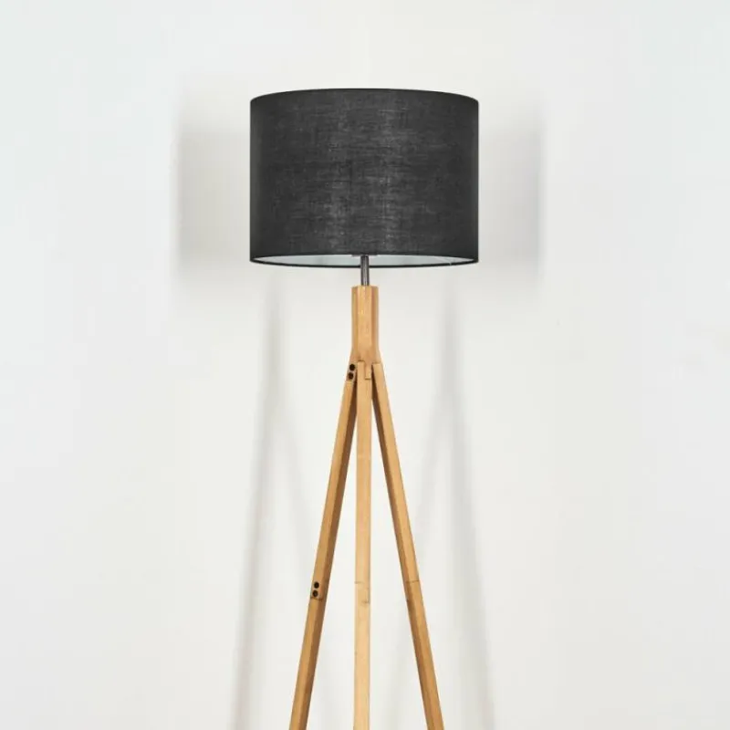 Lampes En Tissu-hofstein Bassagoda Lampadaire Écru, 1 lumière