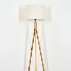 Lampes En Tissu-hofstein Bassagoda Lampadaire Écru, 1 lumière