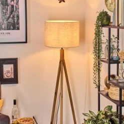 Lampes En Tissu-hofstein Bassagoda Lampadaire Écru, 1 lumière