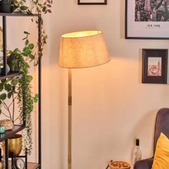 Lampes En Tissu-hofstein Bassagoda Lampadaire Écru, 1 lumière