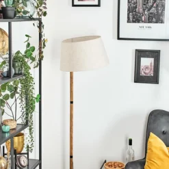 Lampes En Tissu-hofstein Bassagoda Lampadaire Écru, 1 lumière