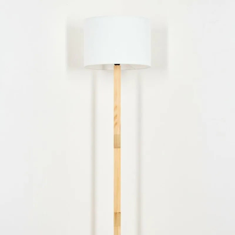 Lampes En Tissu-hofstein Bassagoda Lampadaire Écru, 1 lumière