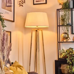 Lampes En Tissu-hofstein Bassagoda Lampadaire Écru, 1 lumière