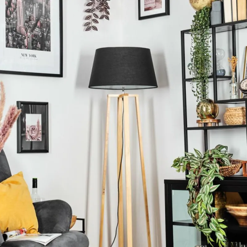 Lampes En Tissu-hofstein Bassagoda Lampadaire Écru, 1 lumière