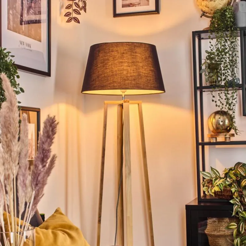 Lampes En Tissu-hofstein Bassagoda Lampadaire Écru, 1 lumière