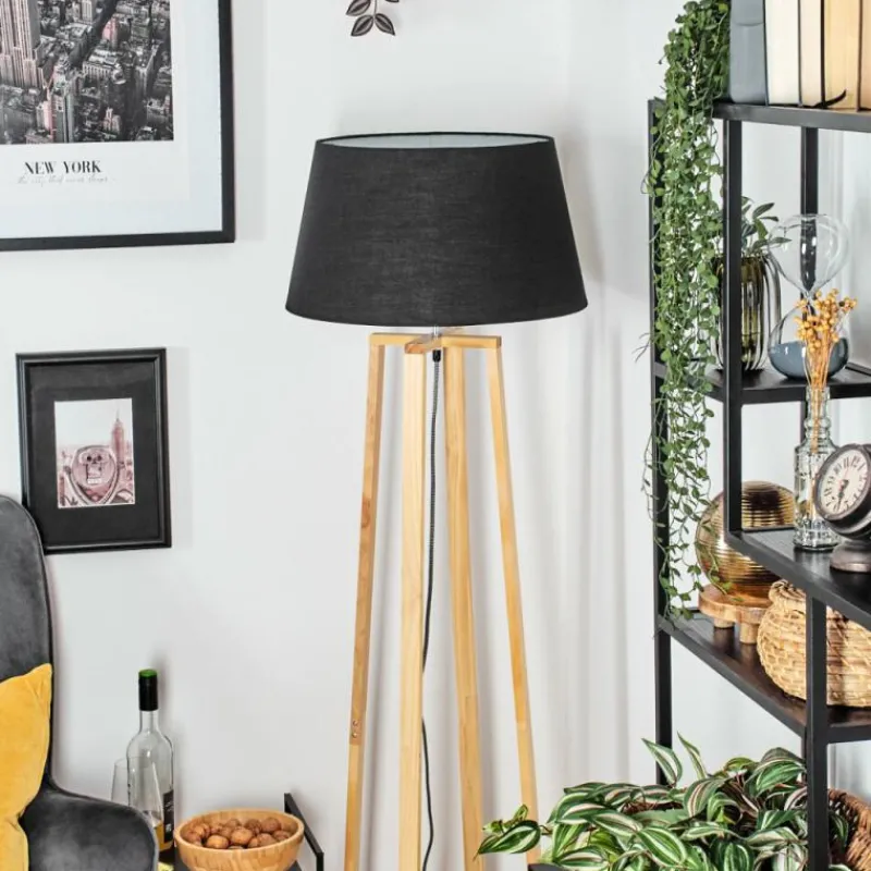 Lampes En Tissu-hofstein Bassagoda Lampadaire Écru, 1 lumière