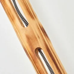 Lampes En Tissu-hofstein Bassagoda Lampadaire Écru, Noir, 1 lumière