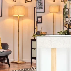 Lampes En Tissu-hofstein Bassagoda Lampadaire Écru, 1 lumière