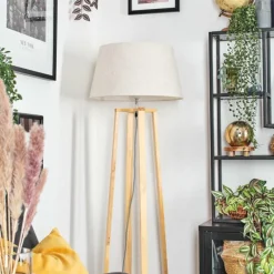 Lampes En Tissu-hofstein Bassagoda Lampadaire Écru, 1 lumière