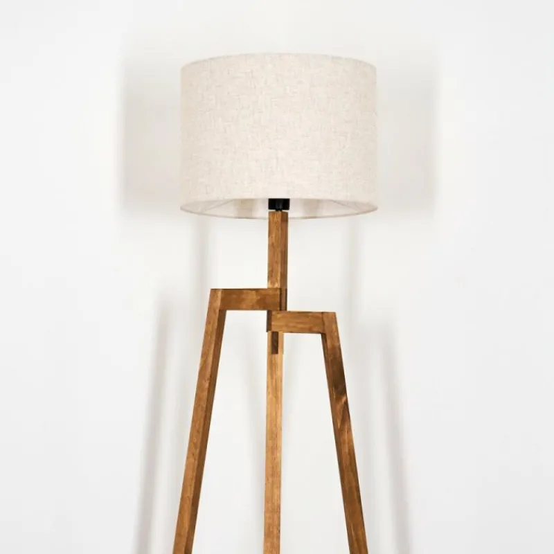 Lampes En Tissu-hofstein Bassagoda Lampadaire, Liseuse Écru, 1 lumière