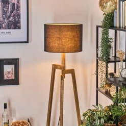 Lampes En Tissu-hofstein Bassagoda Lampadaire, Liseuse Écru, 1 lumière