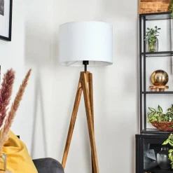 Lampes En Tissu-hofstein Bassagoda Lampadaire, Liseuse Écru, 1 lumière