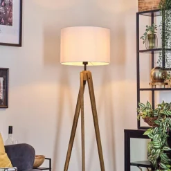 Lampes En Tissu-hofstein Bassagoda Lampadaire, Liseuse Écru, 1 lumière