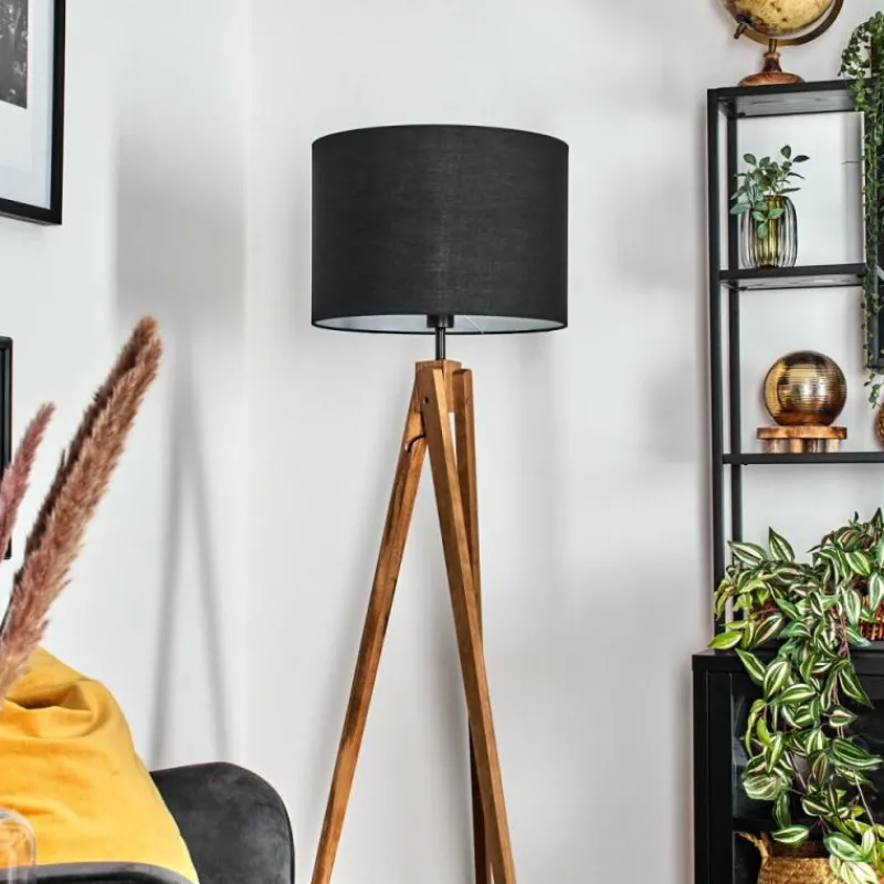 Lampes En Tissu-hofstein Bassagoda Lampadaire, Liseuse Écru, 1 lumière