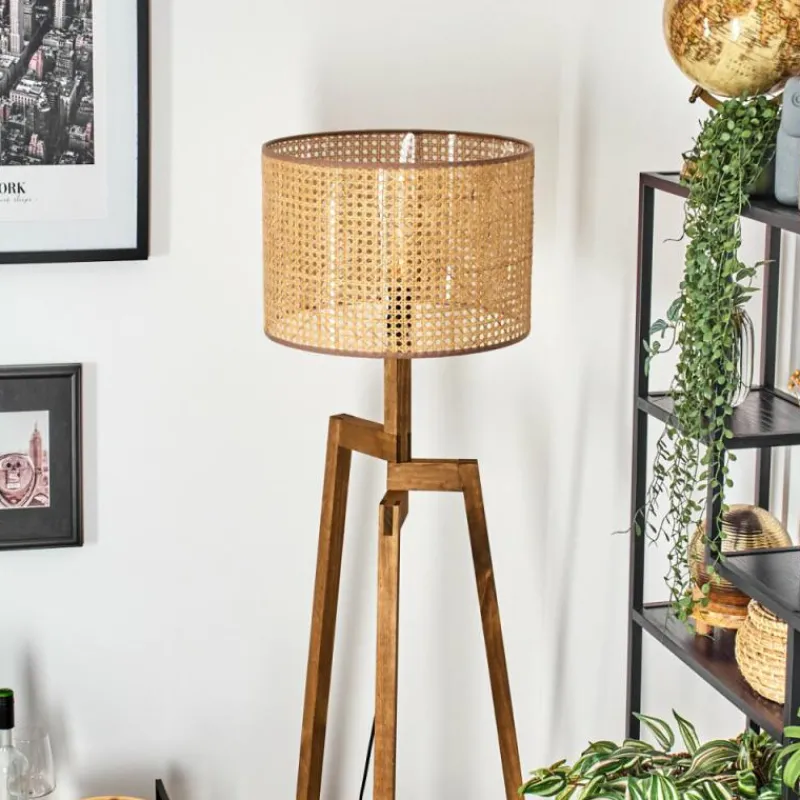 hofstein Bassagoda Lampadaire, Liseuse Écru, 1 lumière