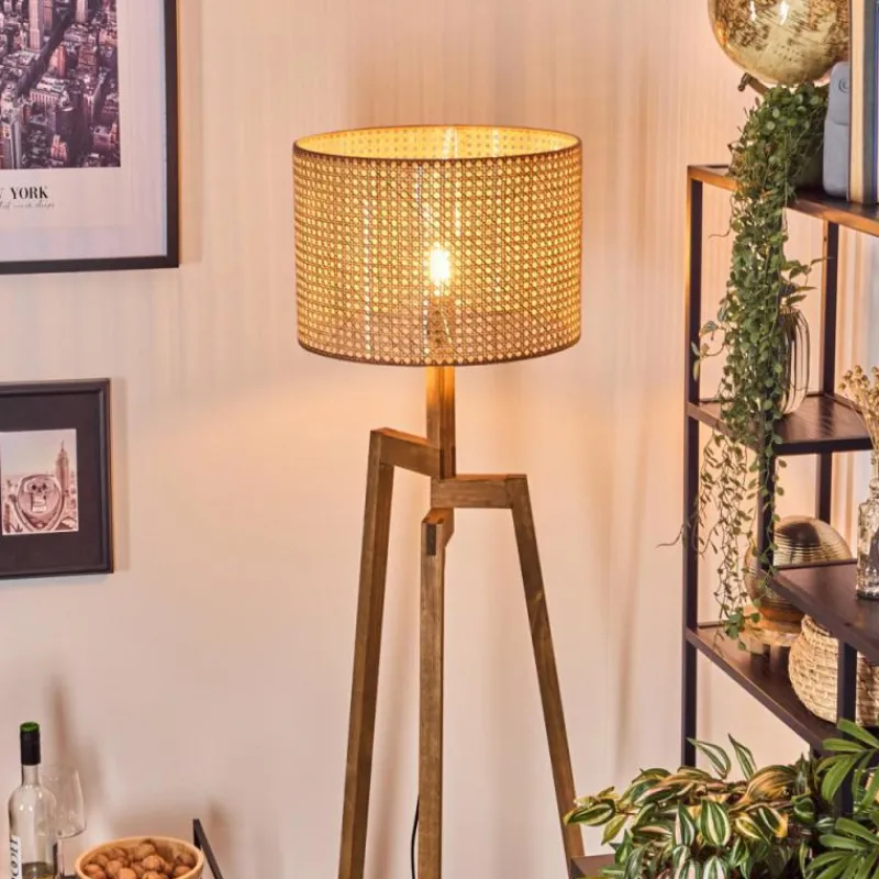 hofstein Bassagoda Lampadaire, Liseuse Écru, 1 lumière