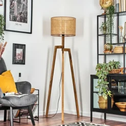 hofstein Bassagoda Lampadaire, Liseuse Écru, 1 lumière