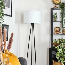 Lampes En Tissu-hofstein Bassagoda Lampadaire, Liseuse Noir, 1 lumière