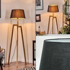 Lampes En Tissu-hofstein Bassagoda Lampadaire, Liseuse Écru, 1 lumière