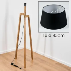 Lampes En Tissu-hofstein Bassagoda Lampadaire, Liseuse Écru, 1 lumière