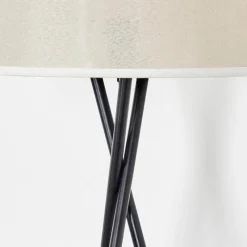 Lampes En Tissu-hofstein Bassagoda Lampadaire Noir, 1 lumière