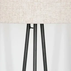 Lampes En Tissu-hofstein Bassagoda Lampadaire Noir, 1 lumière