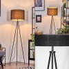 Lampes En Tissu-hofstein Bassagoda Lampadaire Noir, 1 lumière