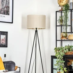 Lampes En Tissu-hofstein Bassagoda Lampadaire Noir, 1 lumière