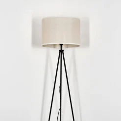 Lampes En Tissu-hofstein Bassagoda Lampadaire Noir, 1 lumière